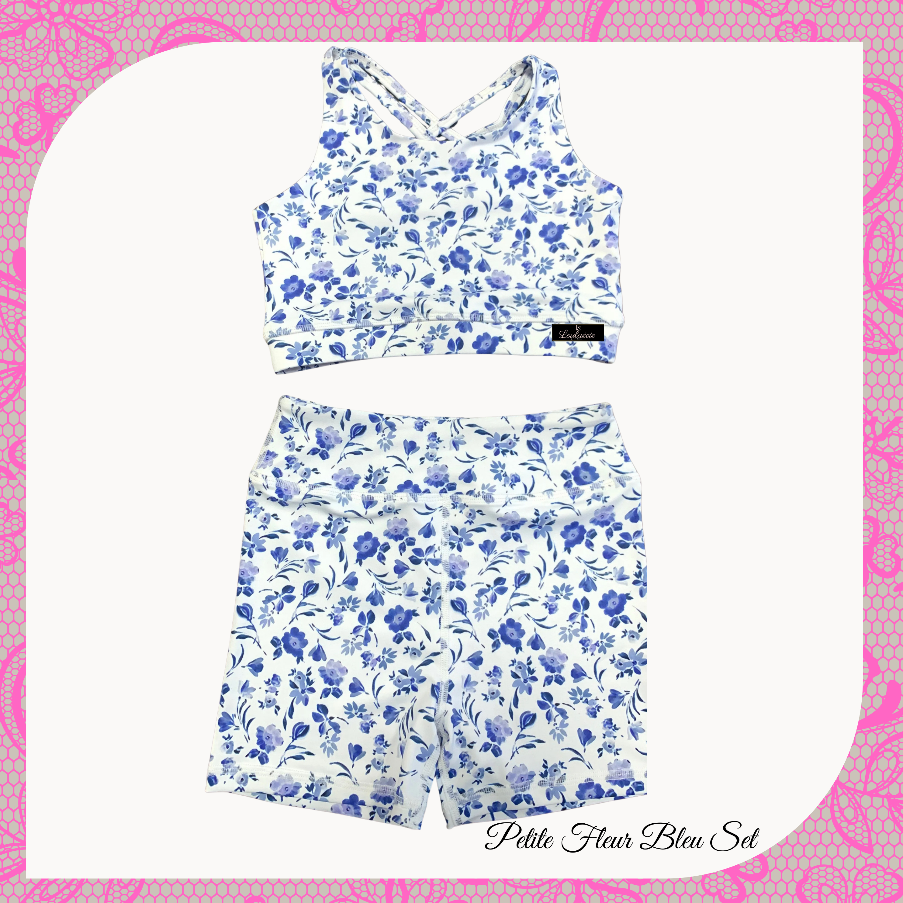 Petite Fleur Bleu Set